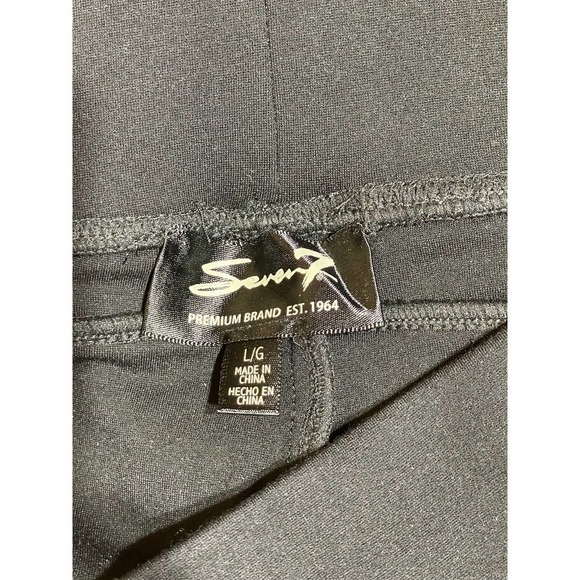 Seven 7 for all mankind women's pull on black legging. size Large. - Picture 3 of 4